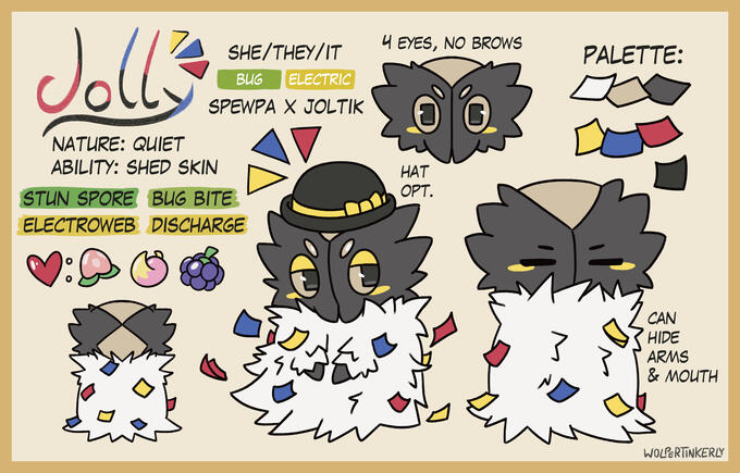 Jolly (Spewpa x Joltik Fusion)